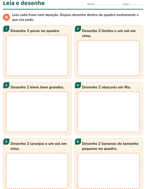 Pré-visualização da ficha de Leia e faça com No supermercado para 1º ano do ensino fundamental