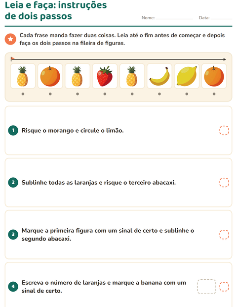 Pré-visualização da ficha de Leia e faça com No supermercado para 1º ano do ensino fundamental