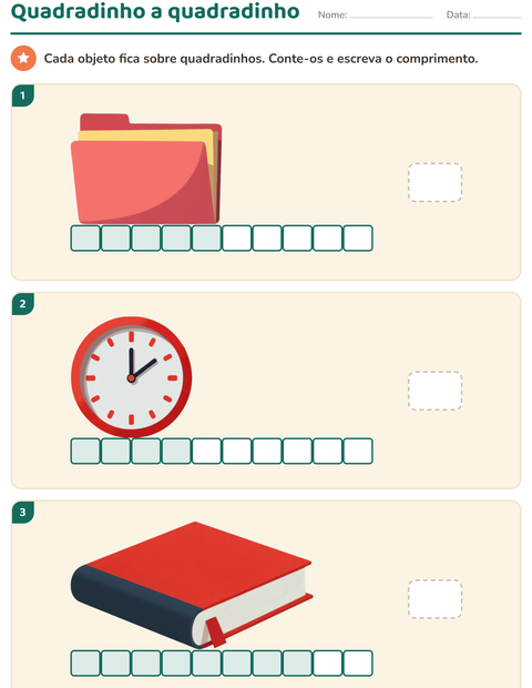 Pré-visualização da ficha de Medidas com Sala de aula para 1º ano do ensino fundamental