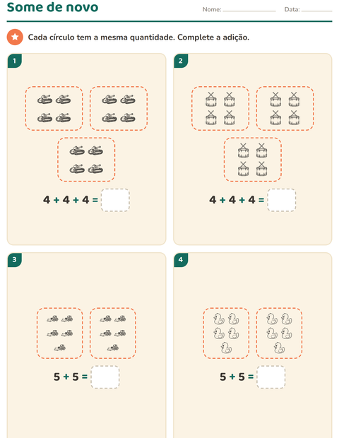 Pré-visualização da ficha de Multiplicação com Brinquedos PB para 2º ano do ensino fundamental