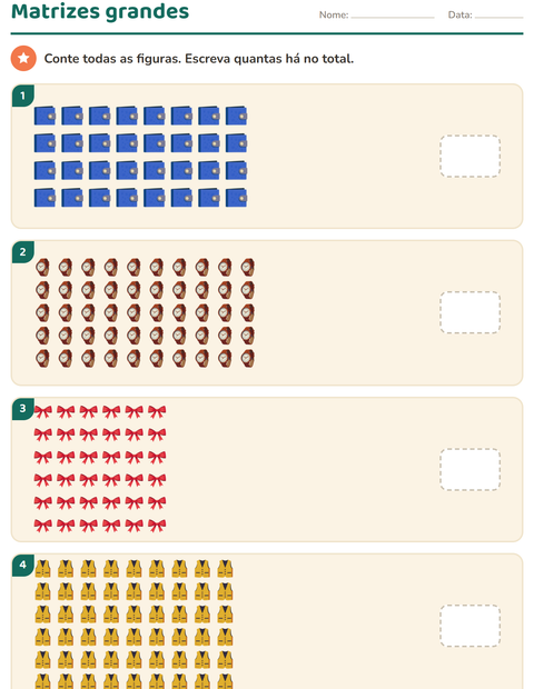 Pré-visualização da ficha de Multiplicação com Acessórios para 3º ano do ensino fundamental