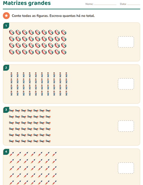 Pré-visualização da ficha de Multiplicação com Hospital para 3º ano do ensino fundamental