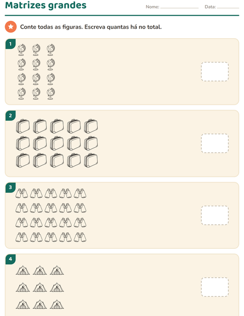 Pré-visualização da ficha de Multiplicação com Viagens e Férias PB para 3º ano do ensino fundamental