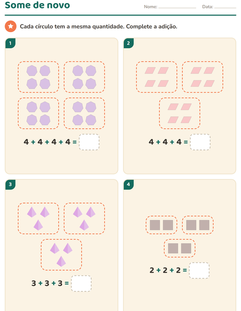 2º ano Multiplicação
