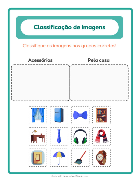 Pré-visualização da ficha de Ordenar Imagens para Educação infantil (pré-escola, 5-7 anos)
