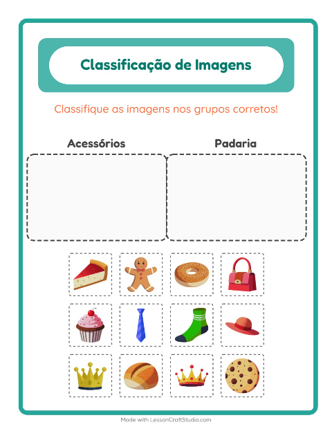 Pré-visualização da ficha de Ordenar Imagens para Educação infantil (pré-escola, 5-7 anos)