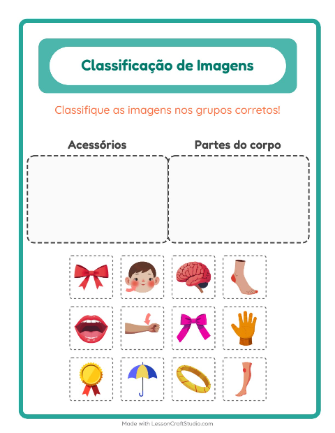 Pré-visualização da ficha de Ordenar Imagens para Educação infantil (pré-escola, 5-7 anos)