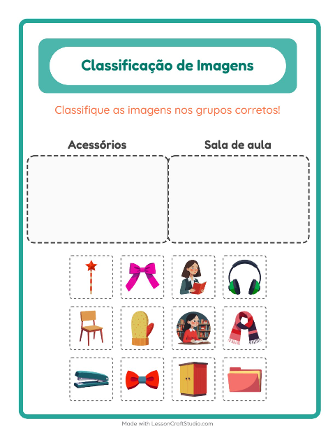 Pré-visualização da ficha de Ordenar Imagens para Educação infantil (pré-escola, 5-7 anos)