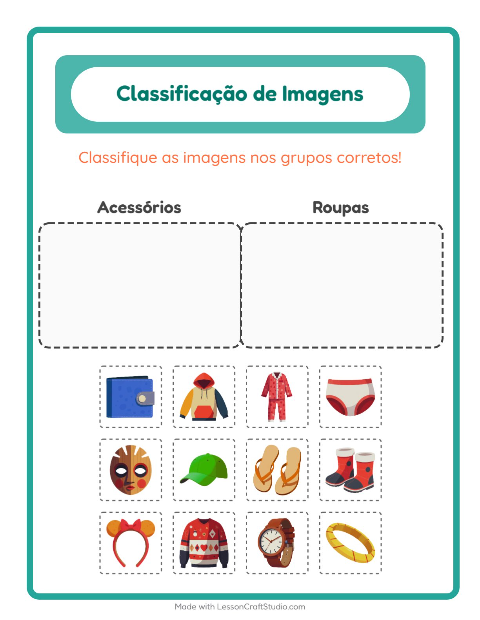 Pré-visualização da ficha de Ordenar Imagens para Educação infantil (pré-escola, 5-7 anos)