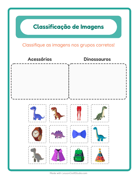 Pré-visualização da ficha de Ordenar Imagens para Educação infantil (pré-escola, 5-7 anos)