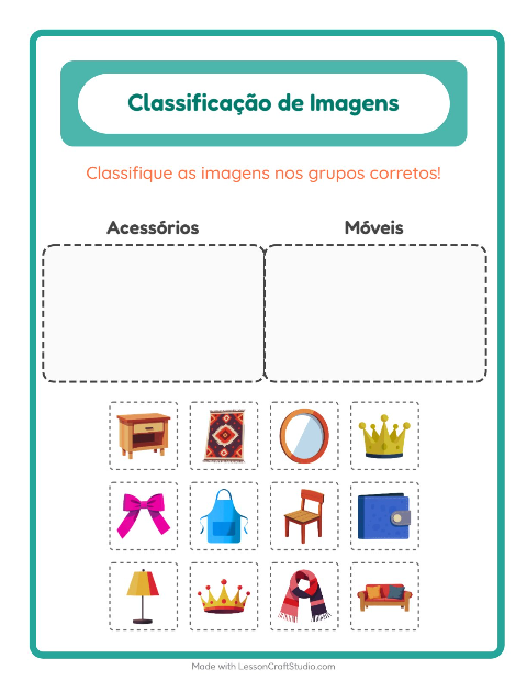 Pré-visualização da ficha de Ordenar Imagens para Educação infantil (pré-escola, 5-7 anos)