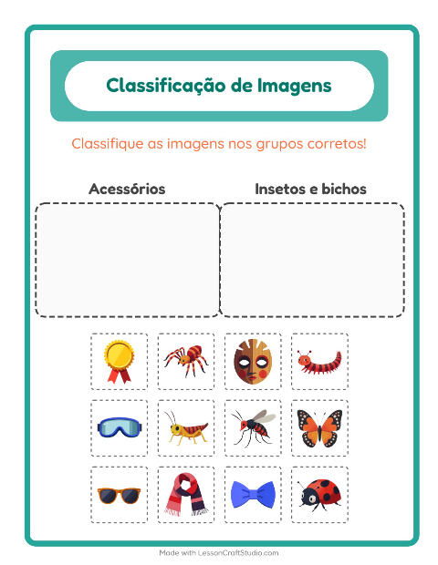 Pré-visualização da ficha de Ordenar Imagens para Educação infantil (pré-escola, 5-7 anos)