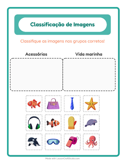 Pré-visualização da ficha de Ordenar Imagens para Educação infantil (pré-escola, 5-7 anos)