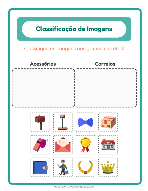 Pré-visualização da ficha de Ordenar Imagens para Educação infantil (pré-escola, 5-7 anos)