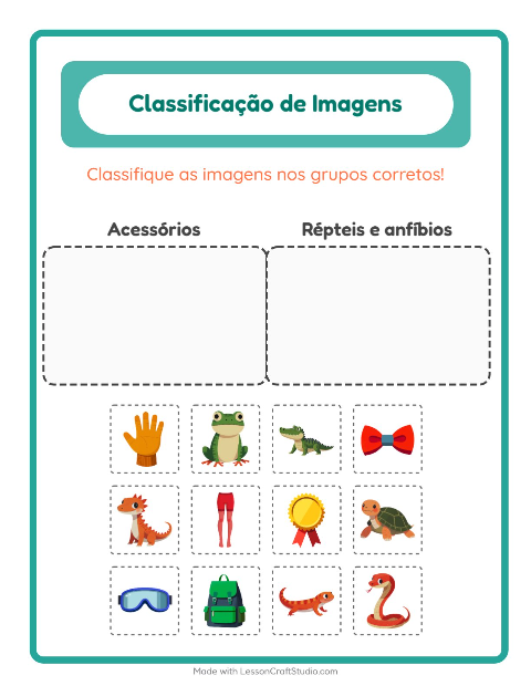 Pré-visualização da ficha de Ordenar Imagens para Educação infantil (pré-escola, 5-7 anos)