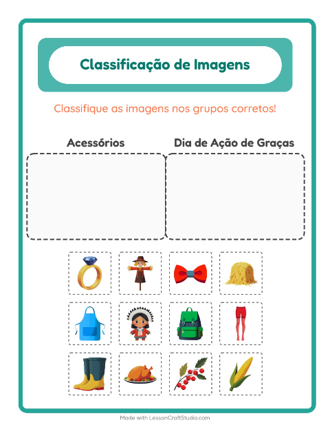 Pré-visualização da ficha de Ordenar Imagens para Educação infantil (pré-escola, 5-7 anos)