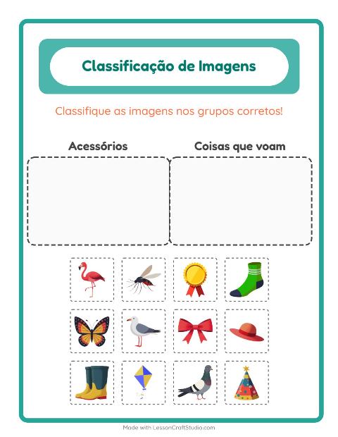 Pré-visualização da ficha de Ordenar Imagens para Educação infantil (pré-escola, 5-7 anos)
