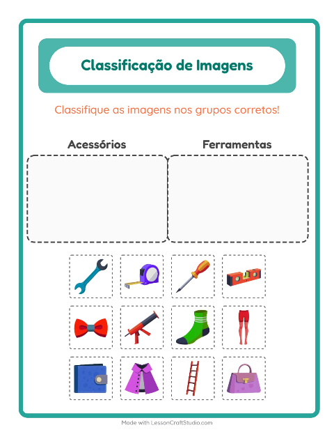 Pré-visualização da ficha de Ordenar Imagens para Educação infantil (pré-escola, 5-7 anos)