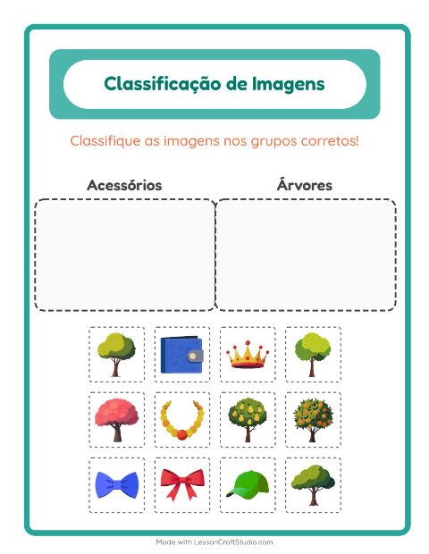 Pré-visualização da ficha de Ordenar Imagens para Educação infantil (pré-escola, 5-7 anos)