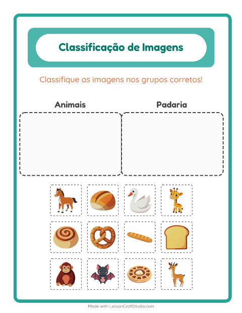 Pré-visualização da ficha de Ordenar Imagens para Educação infantil (pré-escola, 5-7 anos)