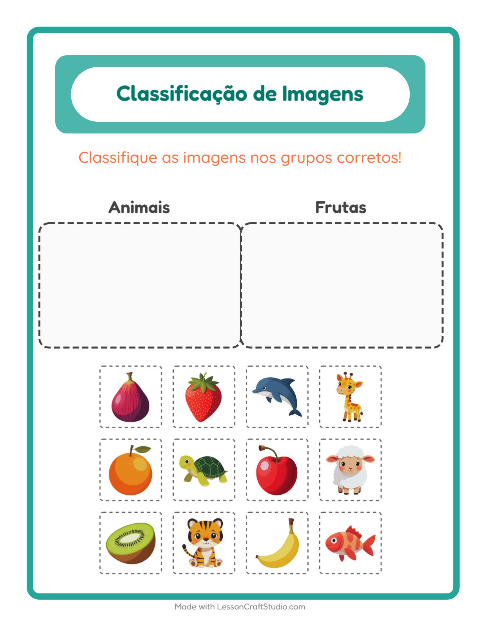 Pré-visualização da ficha de Ordenar Imagens para Educação infantil (pré-escola, 5-7 anos)