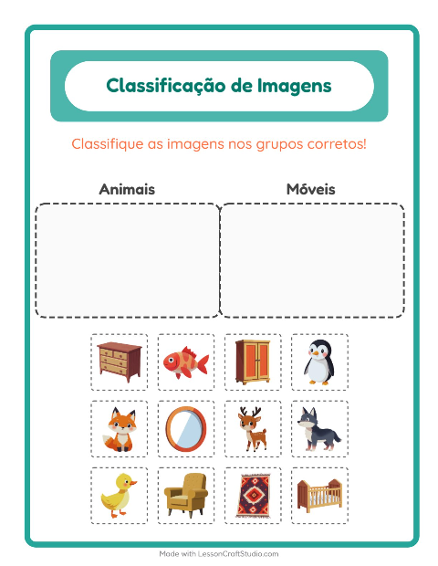 Pré-visualização da ficha de Ordenar Imagens para Educação infantil (pré-escola, 5-7 anos)