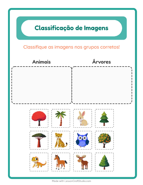 Pré-visualização da ficha de Ordenar Imagens para Educação infantil (pré-escola, 5-7 anos)