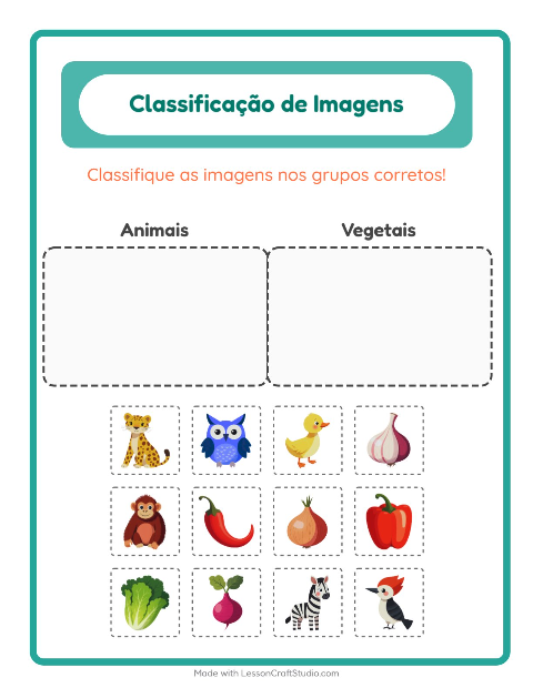 Pré-visualização da ficha de Ordenar Imagens para Educação infantil (pré-escola, 5-7 anos)