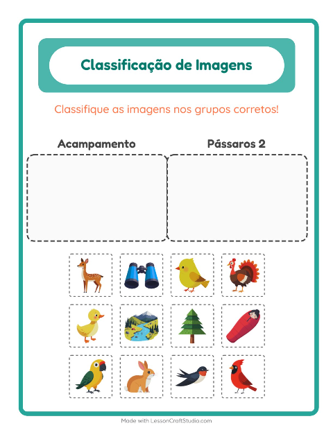 Pré-visualização da ficha de Ordenar Imagens para Educação infantil (pré-escola, 5-7 anos)