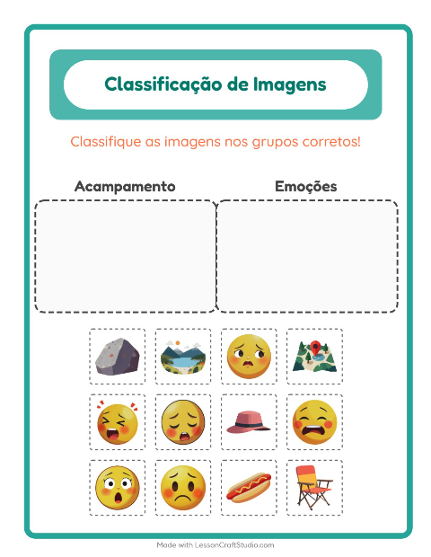 Pré-visualização da ficha de Ordenar Imagens para Educação infantil (pré-escola, 5-7 anos)