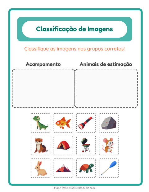 Pré-visualização da ficha de Ordenar Imagens para Educação infantil (pré-escola, 5-7 anos)