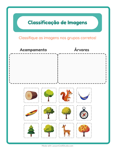 Pré-visualização da ficha de Ordenar Imagens para Educação infantil (pré-escola, 5-7 anos)