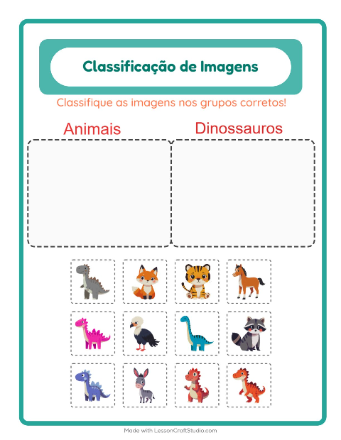 Pré-visualização da ficha de Ordenar Imagens para Educação infantil (pré-escola, 5-7 anos)