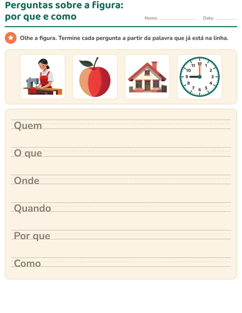 Prévia: Perguntas sobre a figura: termine as seis, inclusive por que e como