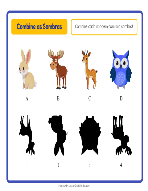 As sombras – Animais