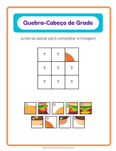 Pré-visualização da ficha de Pareamento Em Grade com 4 de Julho para Educação infantil (pré-escola, 5-7 anos)