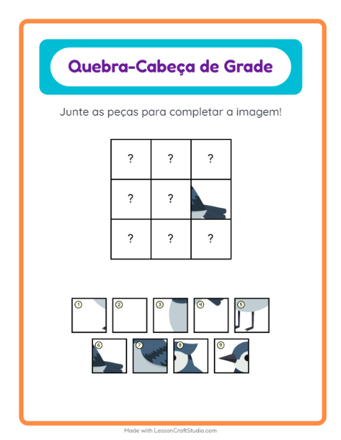 Pré-visualização da ficha de Pareamento Em Grade com Coisas que voam para Educação infantil (pré-escola, 5-7 anos)