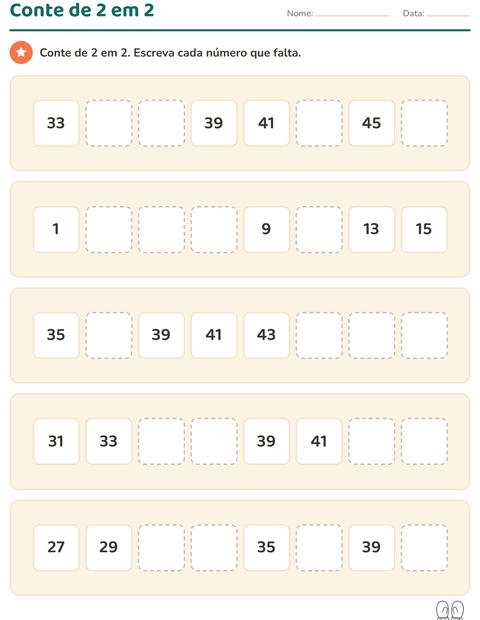Pré-visualização da ficha de Quadro numérico com Vestuário PB para 1º ano do ensino fundamental