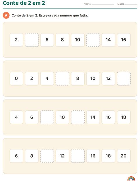 Pré-visualização da ficha de Quadro numérico com Clima para 1º ano do ensino fundamental