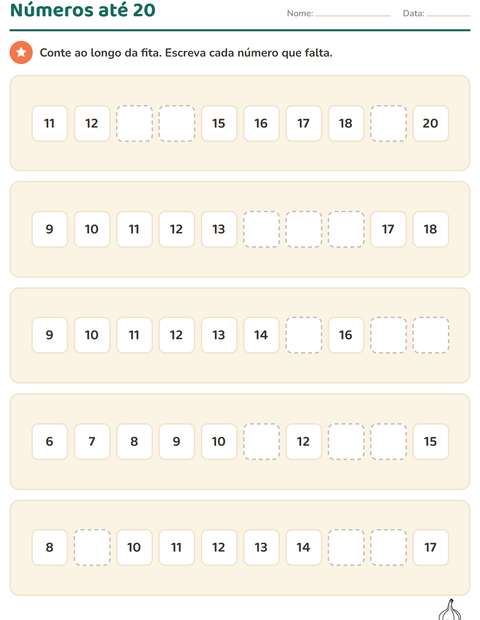 Pré-visualização da ficha de Quadro numérico com Vegetais PB para Educação infantil (pré-escola, 5-7 anos)