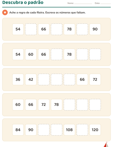 Pré-visualização da ficha de Quadro numérico com Veículos para 3º ano do ensino fundamental