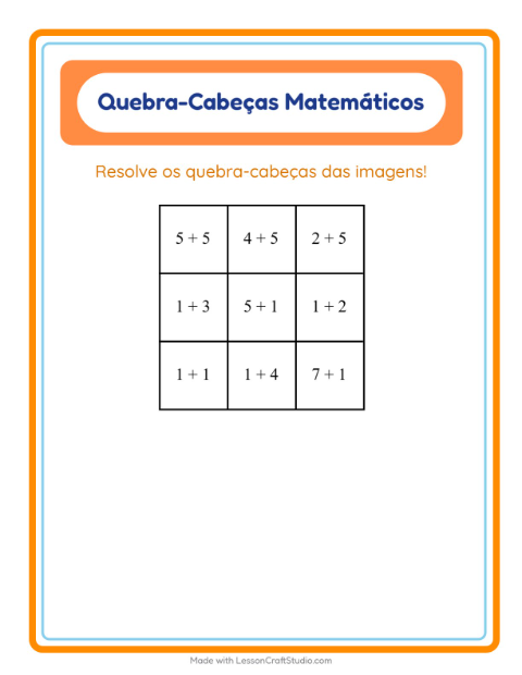 Quebra-cabeça para montar – Formas