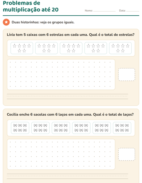 Pré-visualização da ficha de Situações problema com Natal P&B para 3º ano do ensino fundamental