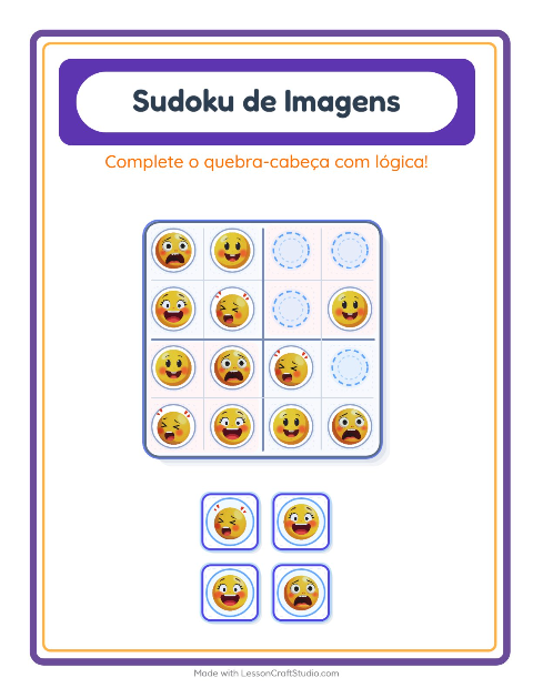 Sudoku ilustrado (fácil) – Móveis
