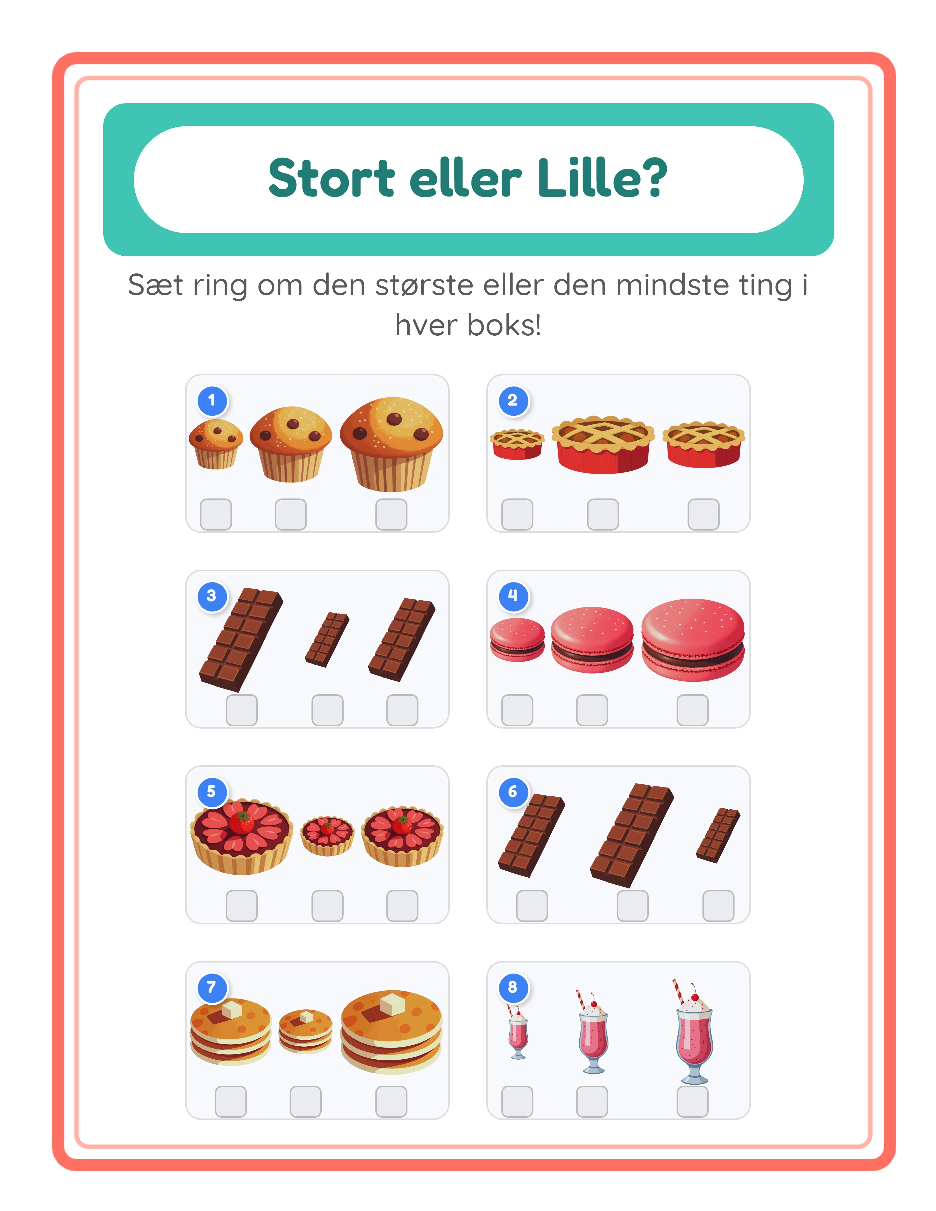 Sammenlign — Professionelt arbejdsark