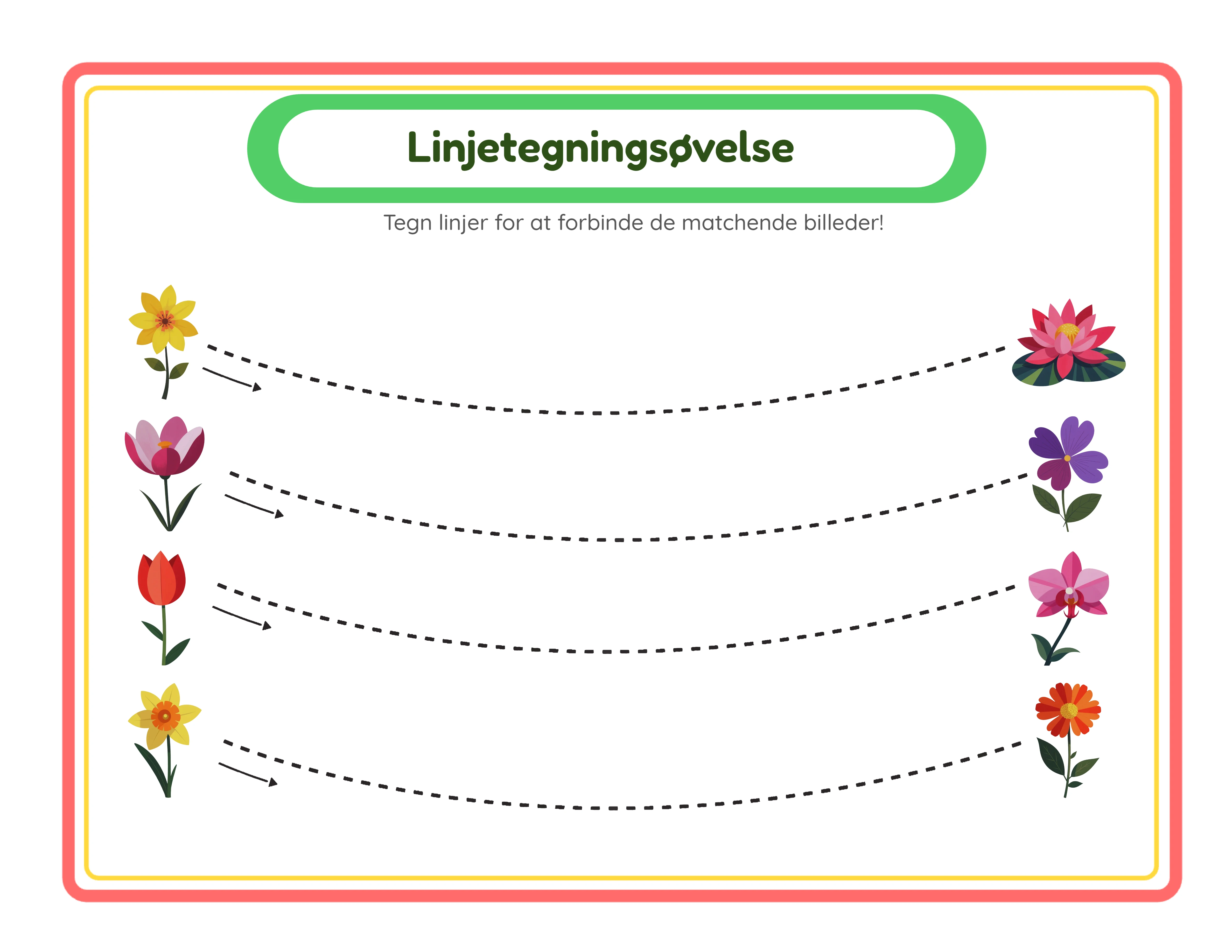 Drawing lines — curved line practice