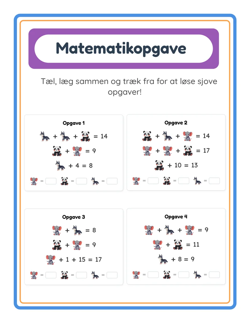 Matematikopgaver