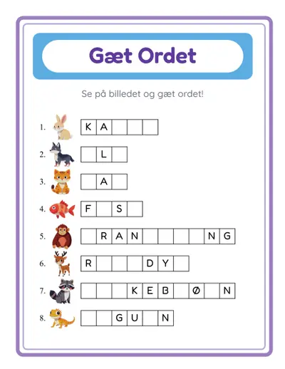 Gæt Ordet
