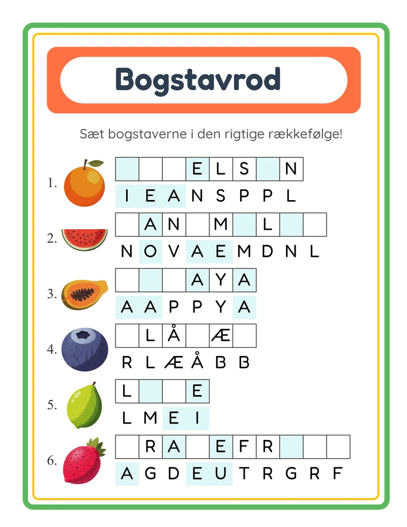 Bogstavrod