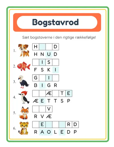 Bogstavrod